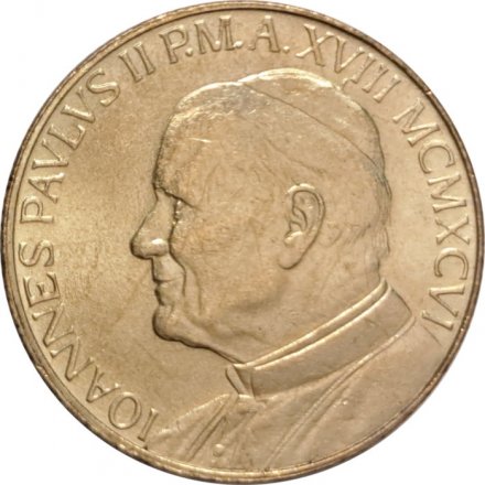 Ватикан 200 лир 1996 год