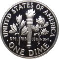 США 1 дайм (10 центов) 2014 год - Франклин Рузвельт (S)