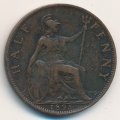 Великобритания 1/2 пенни 1895 год