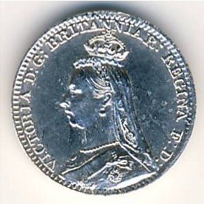 Великобритания 1 пенни 1888 год