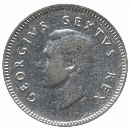 ЮАР 3 пенса 1952 год