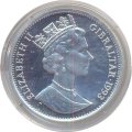 Гибралтар 21 экю 1993 год - Евротоннель