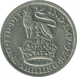 Великобритания 1 шиллинг 1936 год