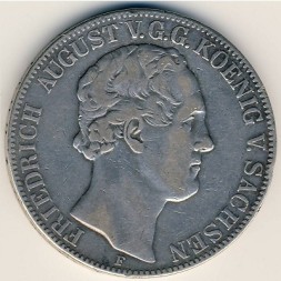 Монета Саксония 2 талера 1850 год