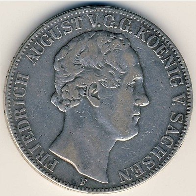 Саксония 2 талера 1850 год