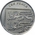 Великобритания 10 пенсов 2008 год