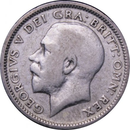 Великобритания 6 пенсов 1925 год