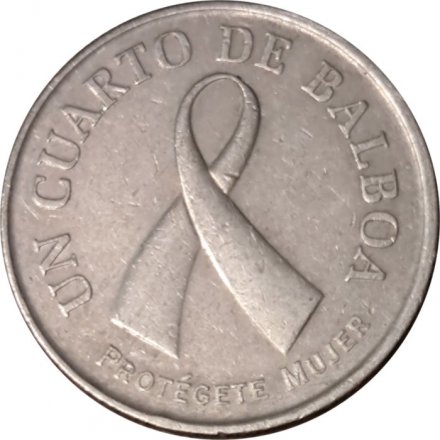 Панама 1/4 бальбоа 2008 год - Борьба с раком молочной железы