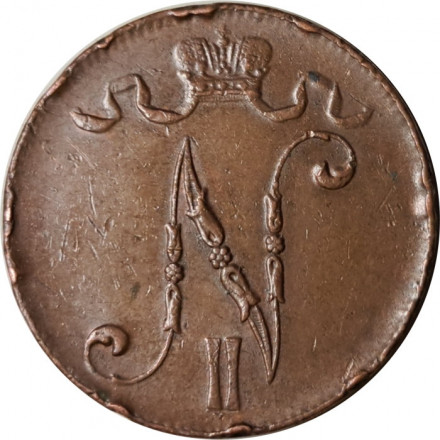 Финляндия 5 пенни 1916 год - VF