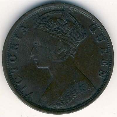 Гонконг 1 цент 1901 год
