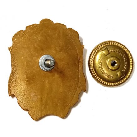 Знак Корабль &quot;Сторожевой&quot;. За честь и мужество, тяжелый, винтовой