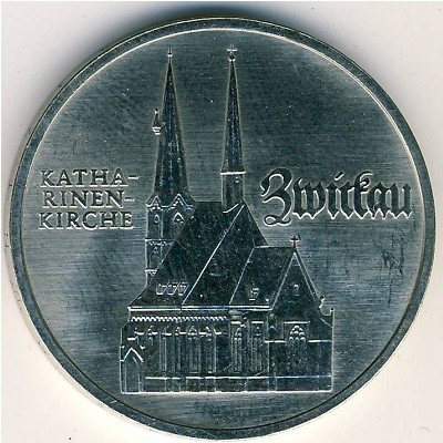 ГДР 5 марок 1989 год