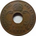 Восточная Африка 5 центов 1936 год (KN) - Эдуард VIII