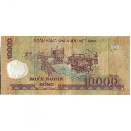 Вьетнам 10000 донгов 2007 год - F