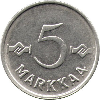 Финляндия 5 марок 1954 год