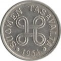 Финляндия 5 марок 1954 год
