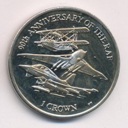 Фолклендские острова 1 крона 2008 год