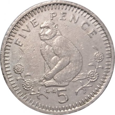 Гибралтар 5 пенсов 1994 год