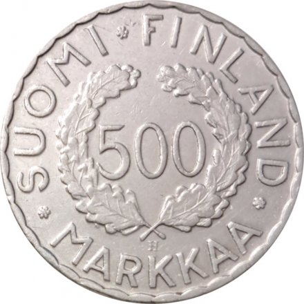 Финляндия 500 марок 1952 год - XV летние Олимпийские игры, Хельсинки 1952