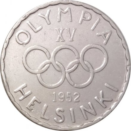 Финляндия 500 марок 1952 год - XV летние Олимпийские игры, Хельсинки 1952