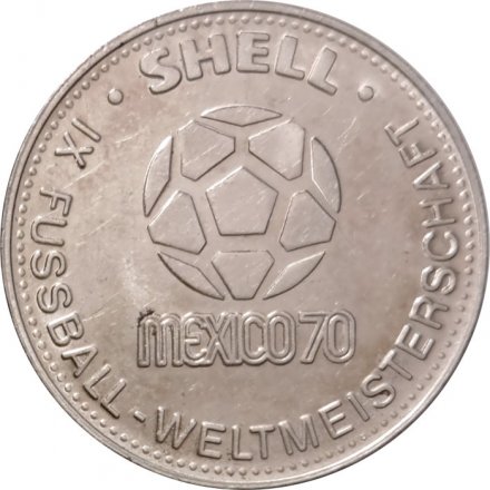 Жетон Германия (ФРГ) Shell. Horst Hottges. Mexico 70