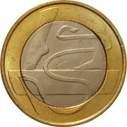 Финляндия 5 евро 2015 год - Гимнастика