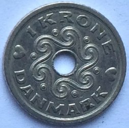 Дания 1 крона 1994 год