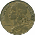 Франция 20 сантимов 1971 год - Марианна