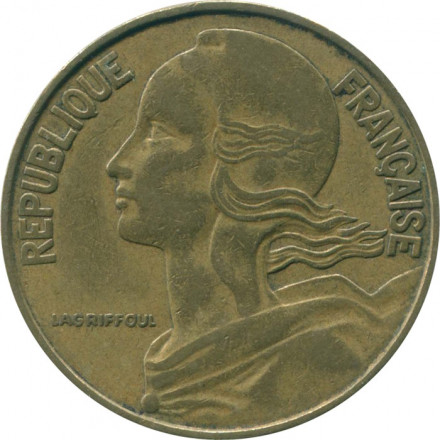 Франция 20 сантимов 1971 год - Марианна