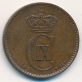 Дания 2 эре 1902 год - Король Кристиан IX
