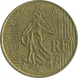Франция 10 евроцентов 1999 год
