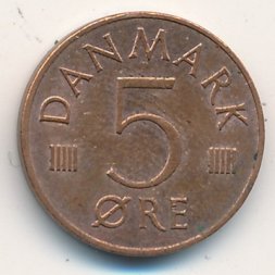 Дания 5 эре 1979 год