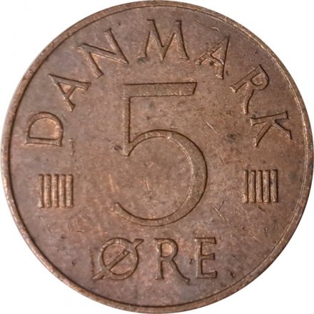 Дания 5 эре 1979 год
