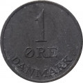 Дания 1 эре 1963 год (цинк)