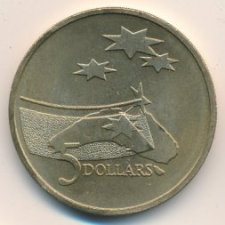 Австралия 5 долларов 1992 год