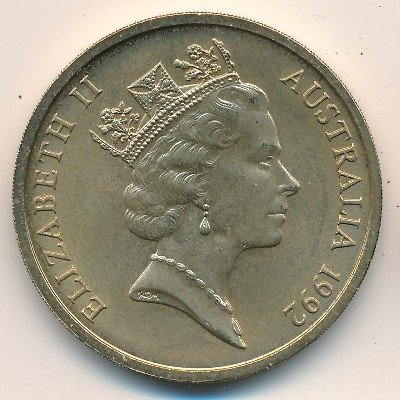 Австралия 5 долларов 1992 год