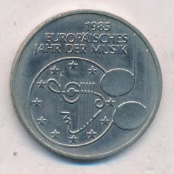 ФРГ 5 марок 1985 год - Европейский год музыки (XF)