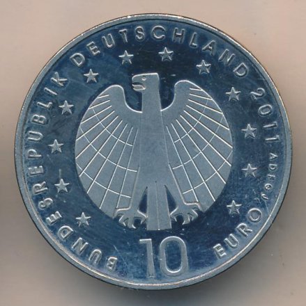 Германия 10 евро 2011 год - Чемпионат мира по женскому футболу