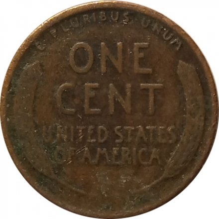 США 1 цент 1912 год - Авраам Линкольн (без отметки МД)