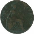 Великобритания 1/2 пенни 1906 год