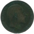 Великобритания 1/2 пенни 1906 год