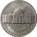 США 5 центов 1971 год - Томас Джефферсон (D)