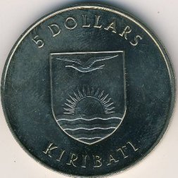 Кирибати 5 долларов 1982 год