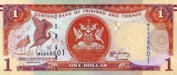 Тринидад и Тобаго 1 доллар 2006 год - Красный ибис. Здание банка (модификация)
