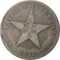 Куба 20 сентаво 1915 год