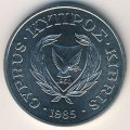 Кипр 50 центов 1985 год