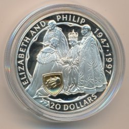 Новая Зеландия 20 долларов 1997 год