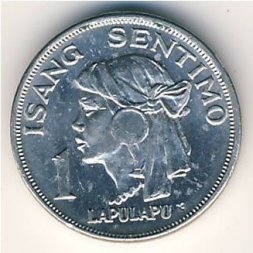 Филиппины 1 сентимо 1968 год