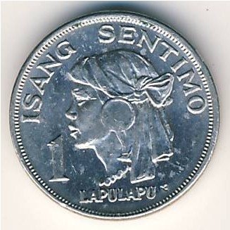 Филиппины 1 сентимо 1968 год