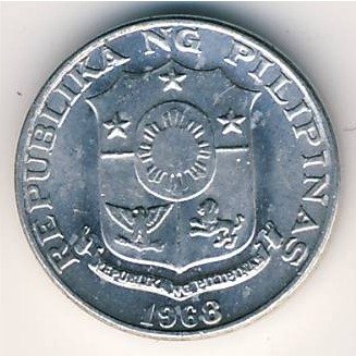 Филиппины 1 сентимо 1968 год